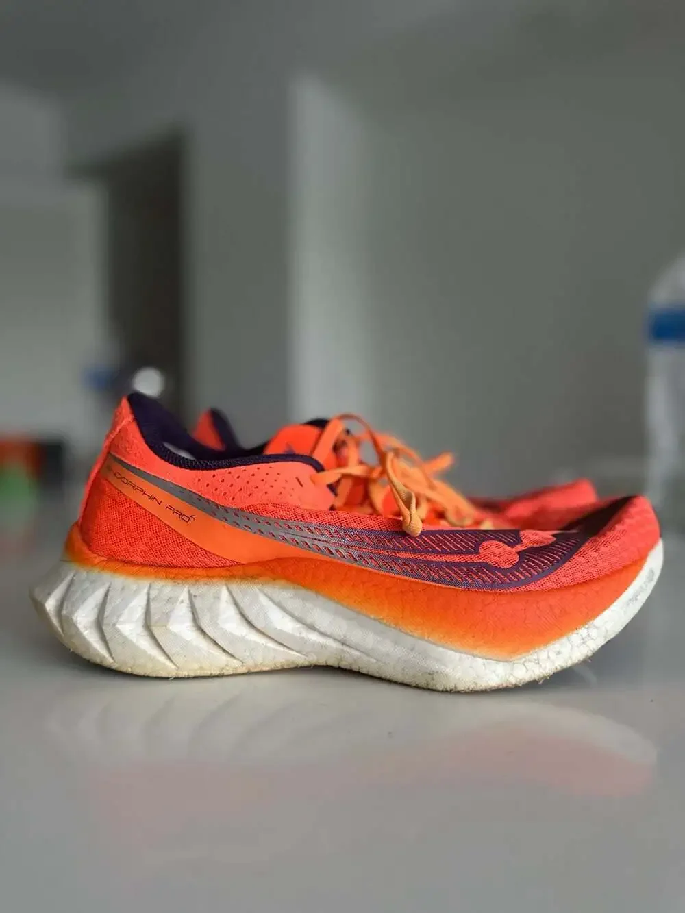 Saucony Men\'s Endorphin Pro 4 Running Shoes Viziorange S20939-125 Saucony Endorphin Pro 4 - Viziorange - Mens Shoes main image 2